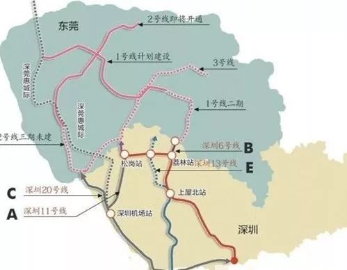 深圳地铁5号线线路图最新详解